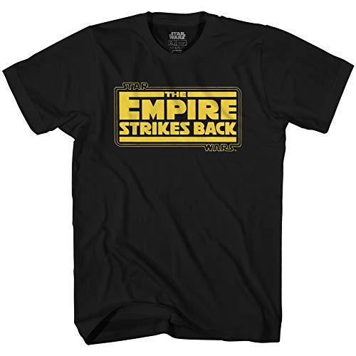 Star Wars The Empire Strikes Back 40th Anniversary Logo - Camiseta para adulto - negro - Large
