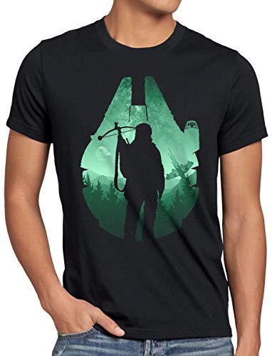 style3 Chewie Camiseta para Hombre T-Shirt Solo halcón Endor Ewok Force, Talla:3XL