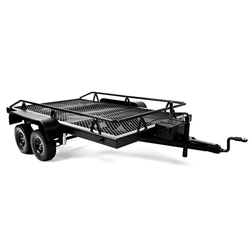 T best Remolque de Ruedas de 4 Ejes y Dos Ejes, 1 Juego de Dos Ruedas de Metal de 4 Ejes para Remolque Apto para Traxxas TRX4/Axial Scx10 T best Remolque de Ruedas de 4 Ejes y Dos Ejes, 1 Juego de Dos Ruedas de Metal de 4 Ejes para Remolque Apto para Traxxas TRX4/Axial Scx10