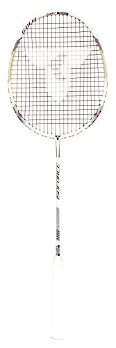 Talbot Torro Isoforce 1011.8 Raqueta de Badminton, Blanco/Gris