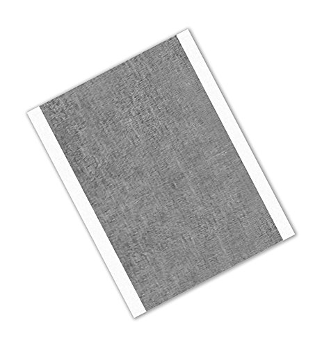 TapeCase 421 - Cinta adhesiva de plomo y caucho de color plateado oscuro, 5 cm x 8 cm - 25 unidades, 3 m de grosor, 3 m de largo, 5 cm de ancho, rectangulares