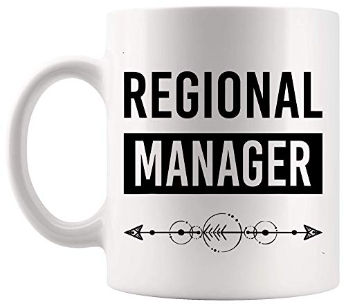 Taza Boss Mug Regional Manager Office Boss Management Tazas divertidas para hombres y mujeres diseño Tazas de 11 oz Tazas