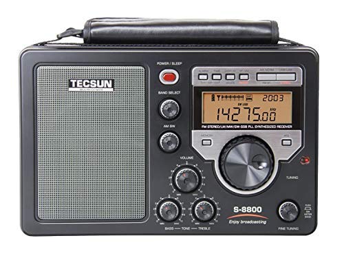 TECSUN Radio S-8800 Nuovo sintonizzatore Digitale PLL DSP DSP Am/FM/LW/SW All Band All Band Single Side Radio Stereo con telecomando