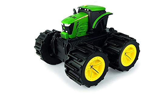 Tomy Monster Treads - Juego de 4 Mini neumáticos Extensibles para Tractor de Juguete John Deere Monster Treads – para Jugar y coleccionar, a Partir de 3 años