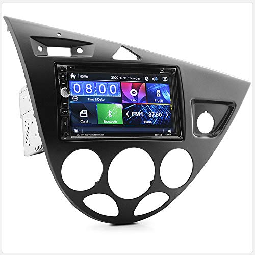 tunez 7 pulgadas Doble Din en el tablero Estéreo para Ford Focus MK1 1ra generación 1998 - 2004 Pantalla táctil Coche DVD MP3 MP4 FM AM Unidad principal Radio Estéreo Kit de fascia