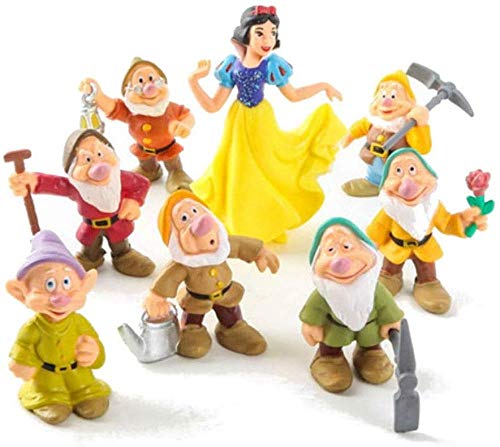 UanPlee-SC Regalo 8pcs / Set Blancanieves y los Siete enanitos Figuras de PVC Toy Cake Topper Niños Juguetes Regalos UanPlee-SC Regalo 8pcs / Set Blancanieves y los Siete enanitos Figuras de PVC Toy Cake Topper Niños Juguetes Regalos