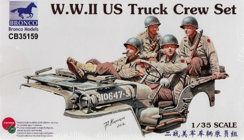 Unbekannt Bronco Models cb35159 – Figuras WWII US Truck Crew Set