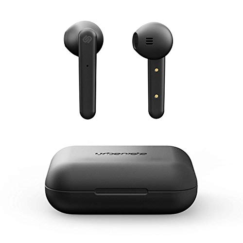 Urbanista True Wireless Auriculares Stockholm 14H de Duración Bluethooth 5.0 con Estuche de Carga, Controles Táctiles y Cascos con Micro Dual Compatible con Android e iOS - Payaso Oscuro