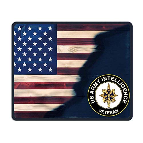 US Army Veteran Intelligence Alfombrilla para ratón Non-Slip Gaming Mouse Pad Mousepad for Working,Gaming and Other Entertainment