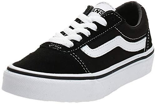 Vans Ward Suede/Canvas Zapatillas, Unisex Niños, Black/White Iju, 32.5 EU Vans Ward Suede/Canvas Zapatillas, Unisex Niños, Black/White Iju, 32.5 EU