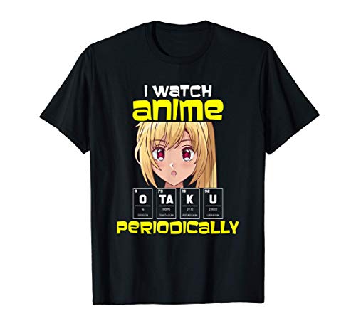 Ver Anime Tabla periódica Otaku Japonés Kawaii Camiseta