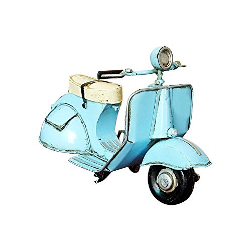 Vespa Retro Modelo Inicio clásico decoración del Coche de niños Modelo de Coche de Juguete Antiguo del Metal de la Lata Vespa Modelos de Naves de la decoración del hogar Azul Vespa Retro Modelo Inicio clásico decoración del Coche de niños Modelo de Coche de Juguete Antiguo del Metal de la Lata Vespa Modelos de Naves de la decoración del hogar Azul