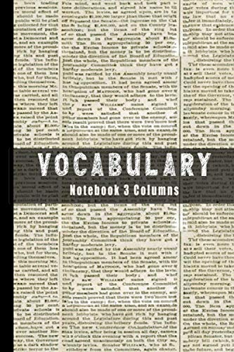 Vocabulary Notebook 3 Columns: This is a notebook of 3 Columns Medium | A-Z Alphabetical Tabs Printed |6*9 inch|Notebook to learn a foreign language