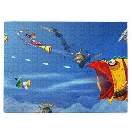 VOROY Jigsaw Picture Puzzles 520 Pcs Rayman Origins Game Educational Family Game Wall Artwork Gift For Adults Teens Kids 15" X 20.4"