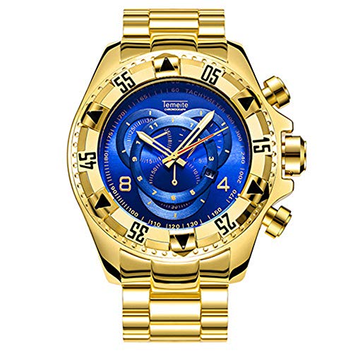Watch Men Sport Top Brand Luxury Relojes de Pulsera de Cuarzo para Hombres Big Dial Acero Inoxidable Relojmasculino Relogio Masculino
