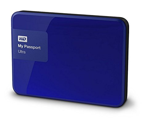 WD My Passport Ultra - Disco Duro Externo portátil de 2 TB (2.5", USB 3.0), Color Azul WD My Passport Ultra - Disco Duro Externo portátil de 2 TB (2.5", USB 3.0), Color Azul