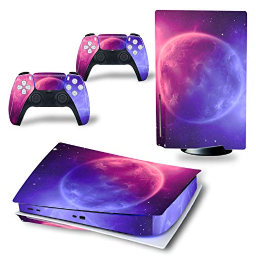 WDFVGEE - Adhesivo impermeable con mango para PS5 Disc Edition Game Contro poner pegatinas frescas en tu dispositivo WDFVGEE - Adhesivo impermeable con mango para PS5 Disc Edition Game Contro poner pegatinas frescas en tu dispositivo