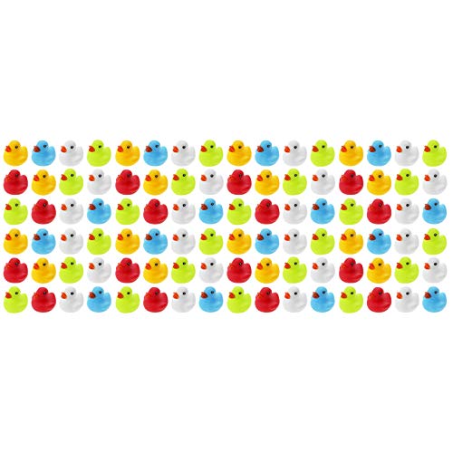 WELLGRO 96 patitos de goma (amarillo, rojo, blanco, azul, verde), cada pato mide 5,5 x 5 cm (diámetro x altura), pato de goma, en red. WELLGRO 96 patitos de goma (amarillo, rojo, blanco, azul, verde), cada pato mide 5,5 x 5 cm (diámetro x altura), pato de goma, en red.