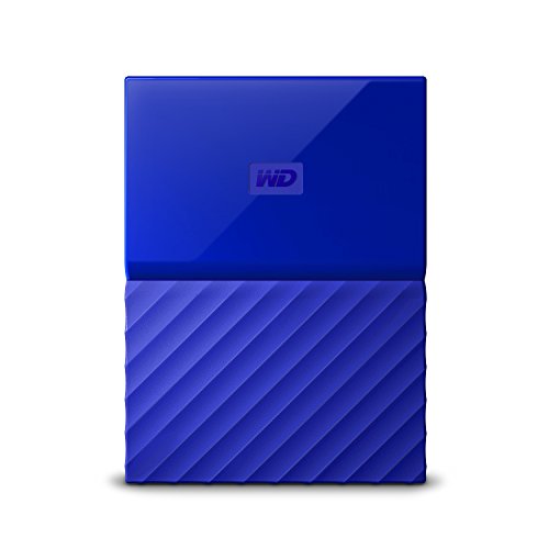 Western Digital My Passport - Disco Duro Externo portátil de 2 TB (2.5", USB 3.0), Acabado estandar, Color Azul Western Digital My Passport - Disco Duro Externo portátil de 2 TB (2.5", USB 3.0), Acabado estandar, Color Azul