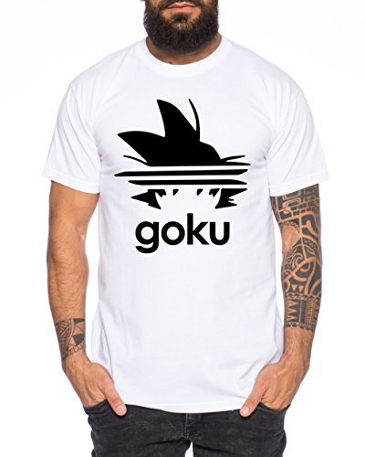 WhyKiki Adi Goku Camiseta de Hombre Dragon Master Son Ball Vegeta Turtle Roshi Db, Farbe2:Weiß;Größe2:S