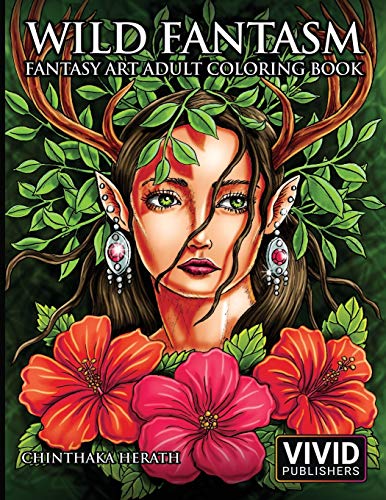 Wild Fantasm - Fantasy Art Adult Coloring Book: 1