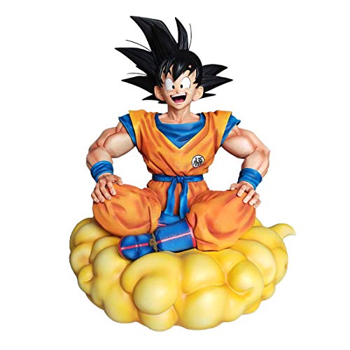 Wuhuayu Figura De Dragon Ball - Estatua De Resina De Son Goku Hecha A Escala 1/4, 41 Cm (16,14 Pulgadas) De Alto, Alto Grado De Reducción Estatua De Sun Goku