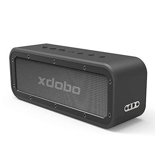XDOBO 40W Portable Bluetooth Altavoz 4.2 Sistema 15 Horas Tiempo TWS Dual Driver Wireless Stereo paarung IPX 7 Waterproof Resistente HD Loud Sonido y Deep Bass Home Pool Beach Outdoor