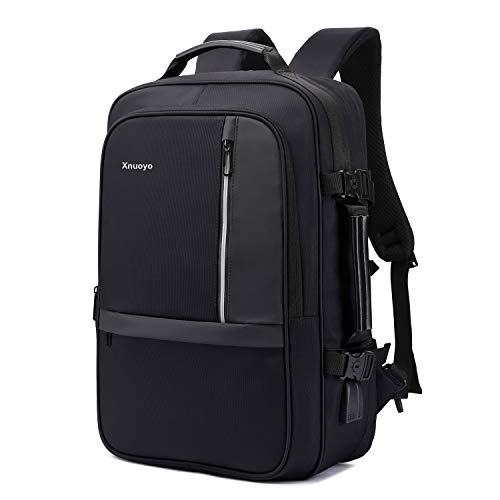 Xnuoyo Mochila para Portátil Hombre, Resistente al Agua Multifuncional Convertible TSA Mochila de Viaje Cabina como Equipaje de Mano Puerto USB de Negocios Trabajo Ordenador para Hombre Mujer (Negro) Xnuoyo Mochila para Portátil Hombre, Resistente al Agua Multifuncional Convertible TSA Mochila de Viaje Cabina como Equipaje de Mano Puerto USB de Negocios Trabajo Ordenador para Hombre Mujer (Negro)