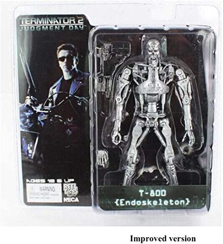 XXSDDM-WJ Regalo Terminator Figura de acción T-800 Endoskeleton Arnold Schwarzenegger PVC Figura Modelo Regalo ERJ465
