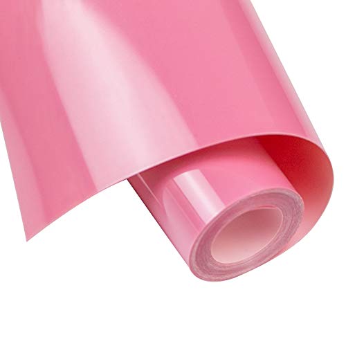 YRYM HT Lámina para plóter textil de 30,5 cm x 152,4 cm, lámina flexible para planchar camisetas y otros tejidos (rosa)
