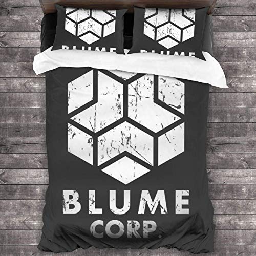 Yuanmeiju Juego de Cama Blume Corp Watchdogs 3 Pieces Bedding Set Duvet Cover 86x70 Inch Decorative 3 Piece Bedding Set with 2 Pillow Shams
