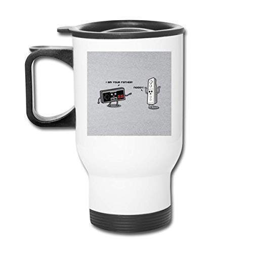 Yuanmeiju taza de coche I Am Your Father NES And Wii Controllers 16 Oz Stainless Tumbler Double Wall Vacuum Coffee Mug With Splash Proof Lid For Hot & Cold Drinks