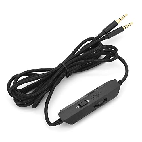 Yuhtech Cable de Audio de Repuesto para Auriculares para Logitech G433 / G233 / G Pro/G Pro X Juegos