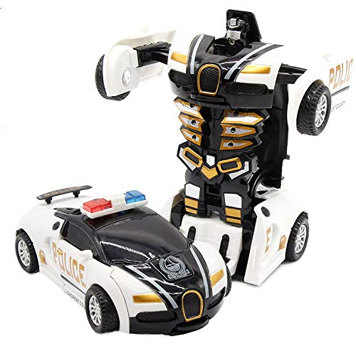 YUY Juguete Transformador para Niños King Kong Kid Boy Transforming Car Robot Kids Gifts of Play Push Toy,K