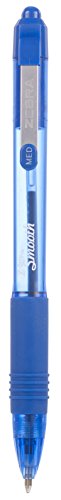 Zebra Z-Grip Smooth - Bolígrafo de punta redonda (12 unidades), color azul