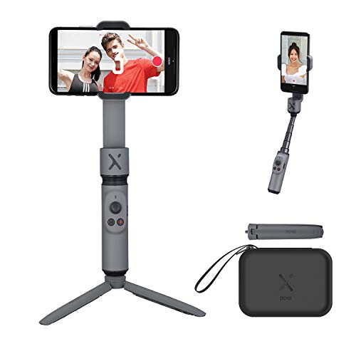 ZHIYUN Smooth-X Estabilizador de cardán para teléfono Inteligente Plegable Selfie Stick Vlog Youtuber (Combo Gris)