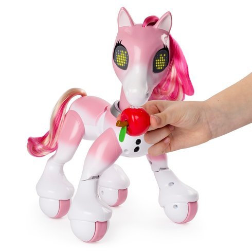 Zoomer Mostrar Pony moderno y interactivo Poni que puedes alimentar, novio y entrenar para realizar diferentes trucos - Instintos de compradores