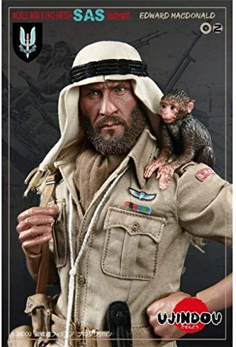 1/6 Escala Ejército de la Segunda Guerra Mundial la figura de acción militar, 12 pulgadas SAS británicos TENIENTE EDWARD MACDONALD 1942 flexible masculino Soldado modelo de recogida de juguetes milita 1/6 Escala Ejército de la Segunda Guerra Mundial la figura de acción militar, 12 pulgadas SAS británicos TENIENTE EDWARD MACDONALD 1942 flexible masculino Soldado modelo de recogida de juguetes milita