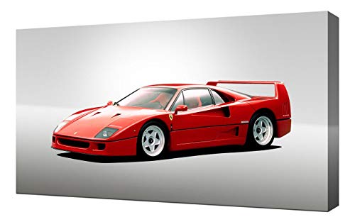 1987-Ferrari-F40-V3-1080 - Lienzo decorativo para pared