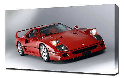 1987-Ferrari-F40-V4-1080 - Lienzo Decorativo para Pared