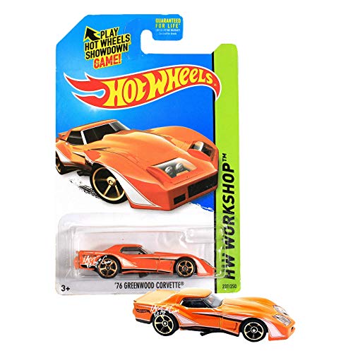 2014 Hot Wheels Hw Workshop - '76 Greenwood Corvette - [Se envía en una caja!]