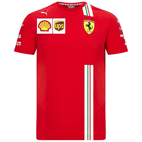 2020 Scuderia Ferrari F1 Team Camisetas Vettel Leclerc en tallas para hombre y mujer