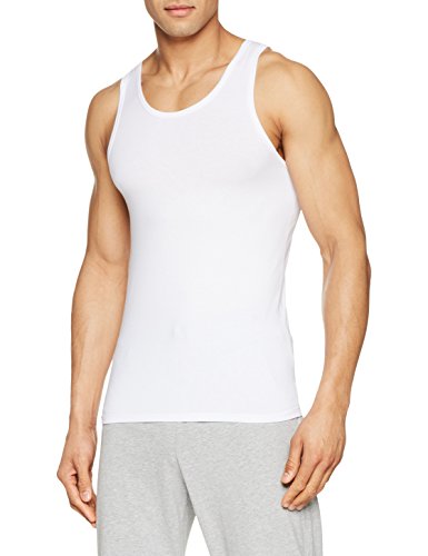 Abanderado ASA040Z, Camiseta X-Temp de tirantes para Hombre, Blanco, Large (Tamaño del fabricante:L/52)