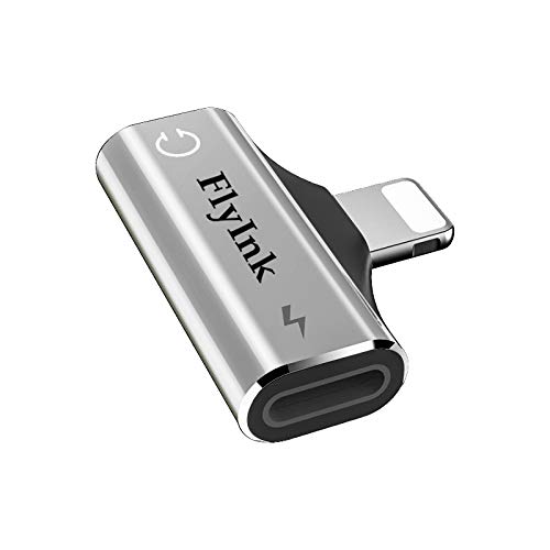 Adaptador de Auriculares para iOS/iPhone, Adaptador de Audio y Carga, Divisor 2 en 1, Compatible con Todos los Sistemas iOS y Las Llamadas. (Plata) Adaptador de Auriculares para iOS/iPhone, Adaptador de Audio y Carga, Divisor 2 en 1, Compatible con Todos los Sistemas iOS y Las Llamadas. (Plata)