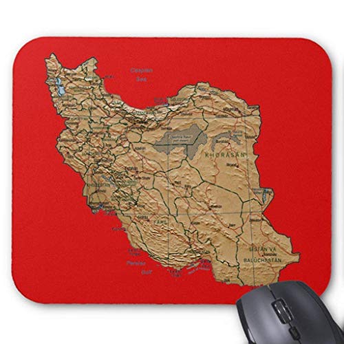 Alfombrilla de ratón con mapa de Irán