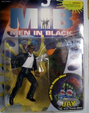 Alien-Ambush Jay Action Figure - Look For the Hidden Alien! - MIB:Men In Black the Movie by Men in Black