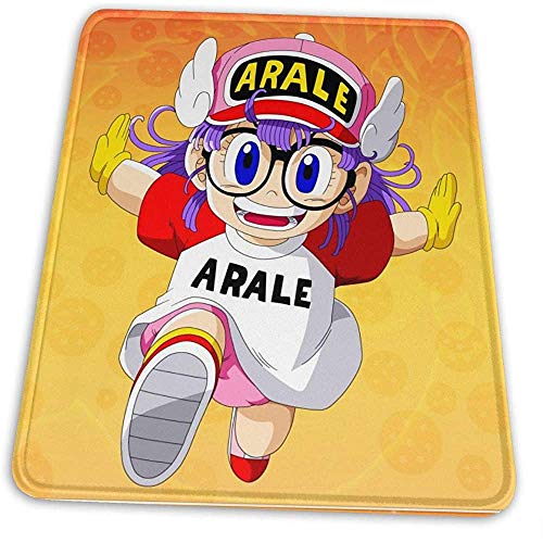 Anime Dragon Ball Arale Norimaki Gaming Alfombrilla de ratón Alfombrilla de ratón Bordes cosidos