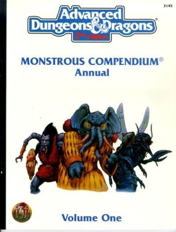 Annual Monstrous Compendium: 001 (Advanced Dungeons and Dragons 2nd Edition) by Jeff Easley (1995-12-31)