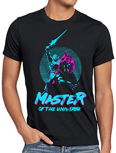 A.N.T. Master of The Universe Camiseta para Hombre T-Shirt Snake Mountain Skeletor, Talla:M