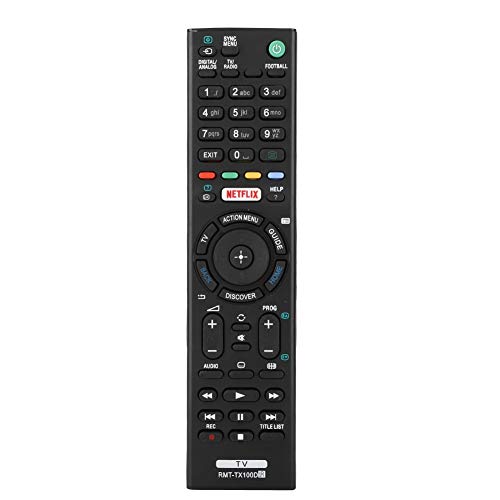 ASHATA Control Remoto de TV para Sony Reemplazo de Mandos a Distancia de Televisión para Sony RMT-TX100D, RMT-TX101J, RMT-TX102U, RMT-TX102D, RMT-TX101D, RMT-TX100E, RMT-TX101